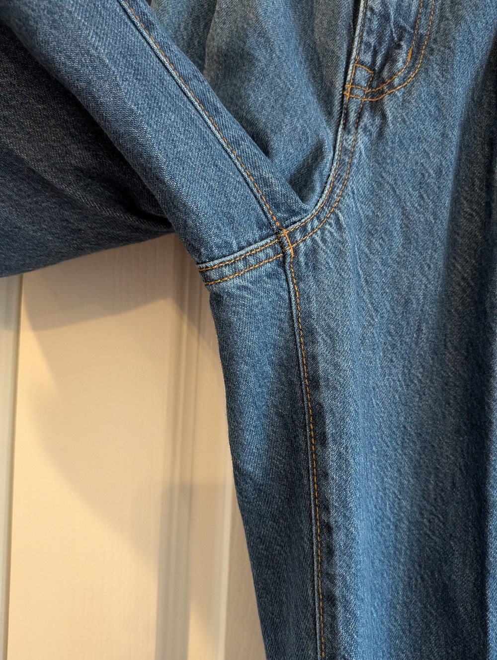 Madewell The Harlow Wide Leg Jean in Fairson Wash Size 26 Baggy Straight Denim - Picture 8 of 16